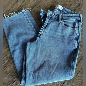 Worn once, Hollister Curvy High Rise Mom Jeans
